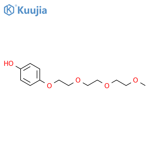 Phenol, 4-[2-[2-(2-methoxyethoxy)ethoxy]ethoxy]- structure