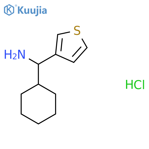 Cyclohexyl(thiophen-3-yl)methanamine hydrochloride structure