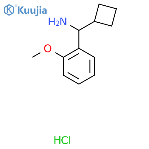 Cyclobutyl(2-methoxyphenyl)methanamine hydrochloride structure