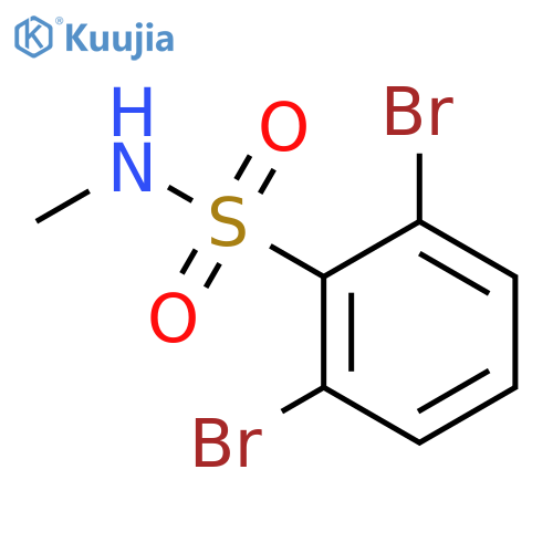 2,6-Dibromo-N-methylbenzene-1-sulfonamide structure