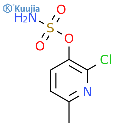 2-Chloro-6-methylpyridin-3-yl sulfamate structure