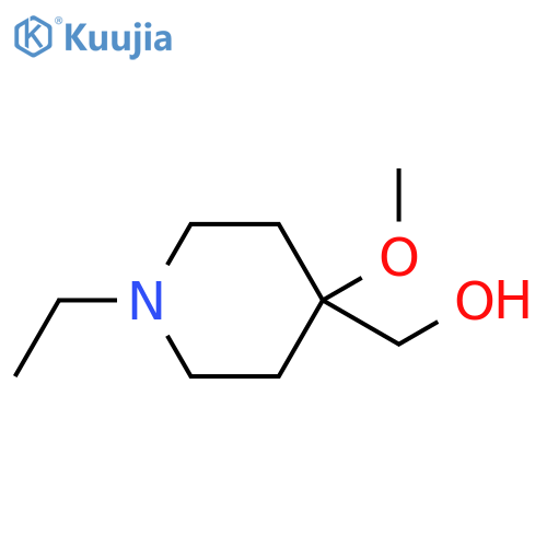 4-Piperidinemethanol, 1-ethyl-4-methoxy- structure
