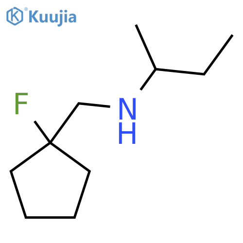 (Butan-2-yl)[(1-fluorocyclopentyl)methyl]amine structure