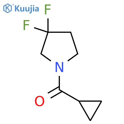 1-cyclopropanecarbonyl-3,3-difluoropyrrolidine structure