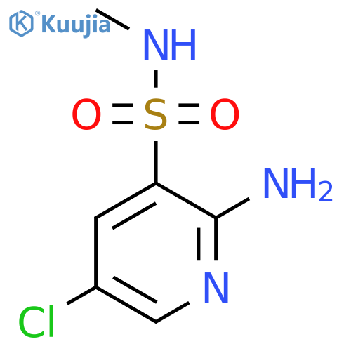 2-amino-5-chloro-N-methylpyridine-3-sulfonamide structure