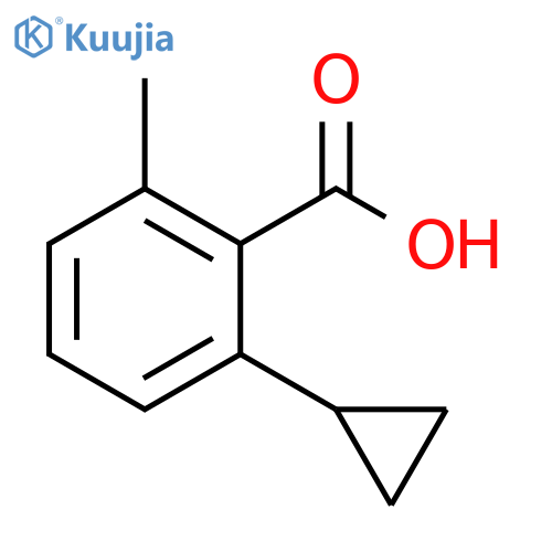 2-Cyclopropyl-6-methylbenzoic acid structure