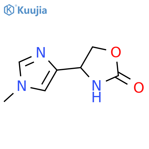4-(1-methyl-1H-imidazol-4-yl)-1,3-oxazolidin-2-one structure