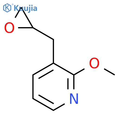 2-Methoxy-3-[(oxiran-2-yl)methyl]pyridine structure