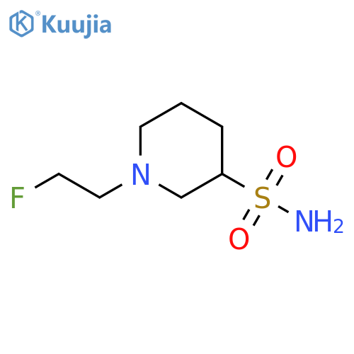 3-Piperidinesulfonamide, 1-(2-fluoroethyl)- structure