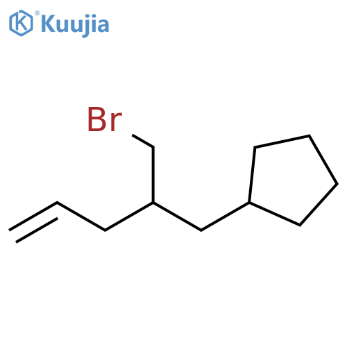 Cyclopentane, [2-(bromomethyl)-4-penten-1-yl]- structure