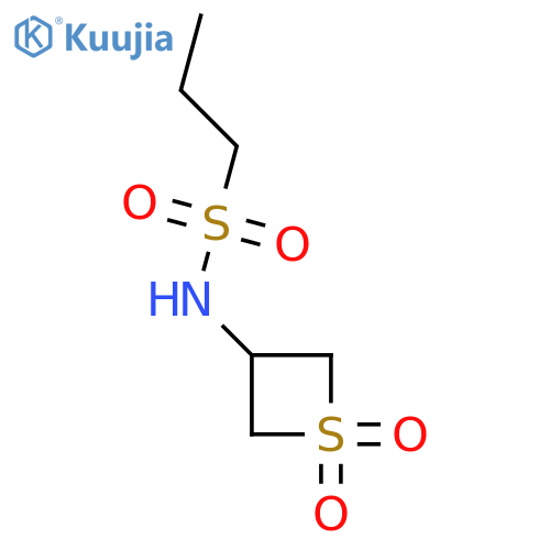 N-(1,1-dioxo-1λ⁶-thietan-3-yl)propane-1-sulfonamide structure