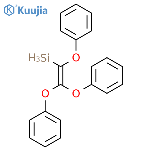 Triphenoxyvinylsilane structure