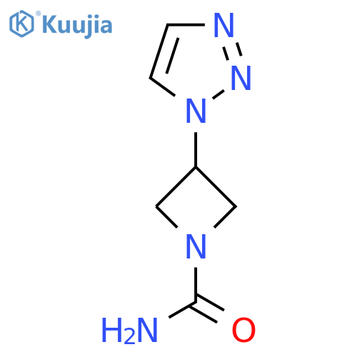 3-(Triazol-1-yl)azetidine-1-carboxamide structure