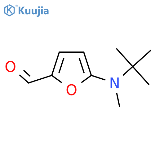 5-[tert-Butyl(methyl)amino]furan-2-carbaldehyde structure