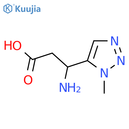 3-Amino-3-(1-methyl-1H-1,2,3-triazol-5-yl)propanoic acid structure