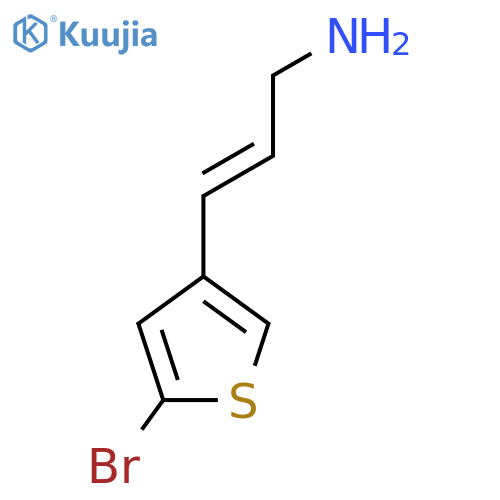 3-(5-Bromothiophen-3-yl)prop-2-en-1-amine structure