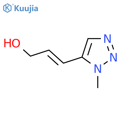 3-(1-methyl-1H-1,2,3-triazol-5-yl)prop-2-en-1-ol structure