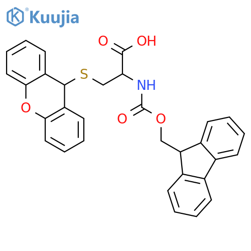 Fmoc-Cys(Xan)-OH structure