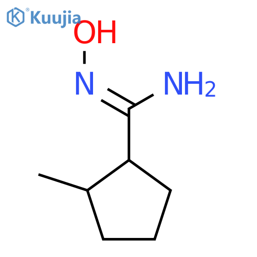 (Z)-N'-Hydroxy-2-methylcyclopentane-1-carboximidamide structure