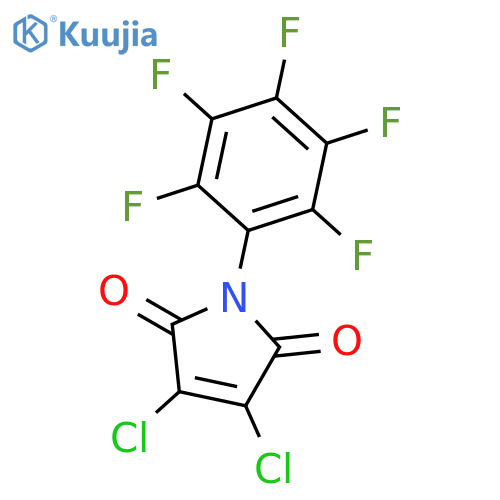 N-pentafluorophenyldichloromaleimide structure