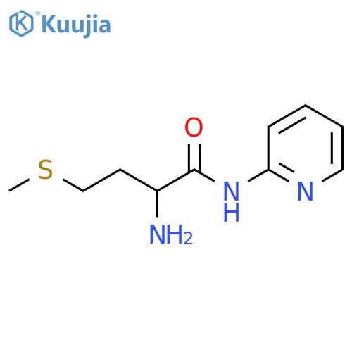 Butanamide, 2-amino-4-(methylthio)-N-2-pyridinyl- structure