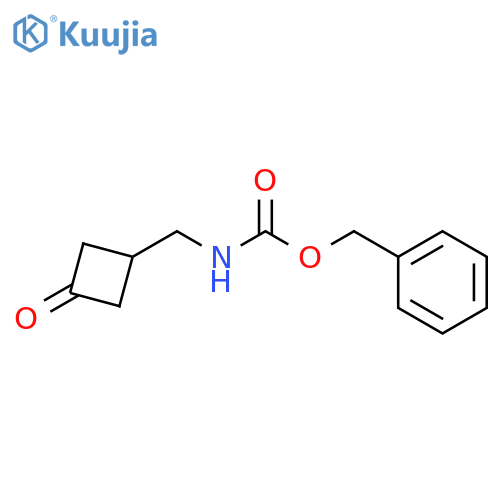 Benzyl n-[(3-oxocyclobutyl)methyl]carbamate structure