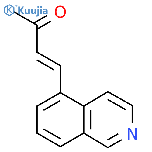 4-(Isoquinolin-5-yl)but-3-en-2-one structure