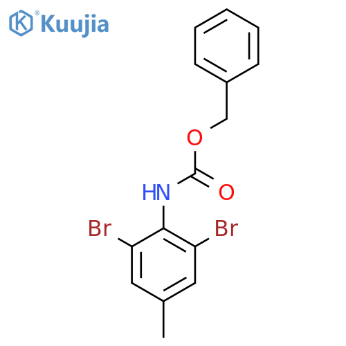 benzyl N-(2,6-dibromo-4-methylphenyl)carbamate structure