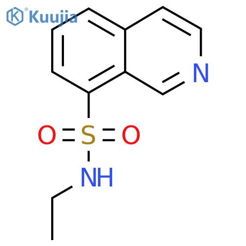 N-ethylisoquinoline-8-sulfonamide structure