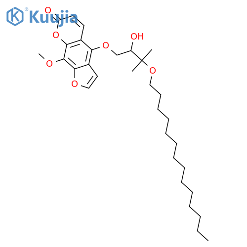 Isobyakangelicin; (S)-form, 3'-Tetradecyl ether structure