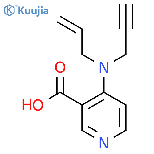 4-(prop-2-en-1-yl)(prop-2-yn-1-yl)aminopyridine-3-carboxylic acid structure