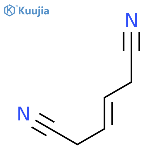 3-Hexenedinitrile,(3E)- structure