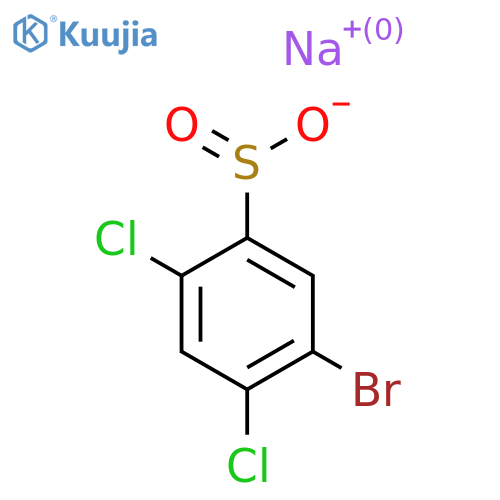 Sodium 5-bromo-2,4-dichlorobenzene-1-sulfinate structure