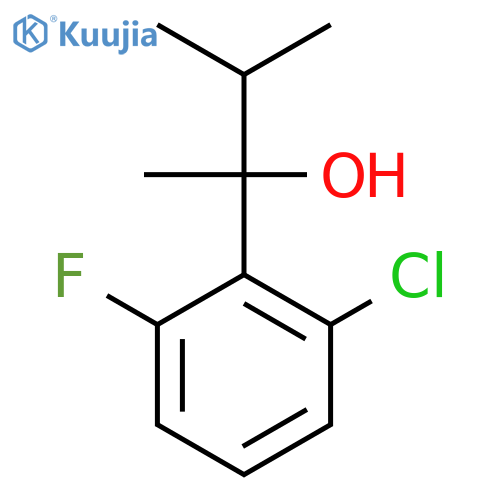 2-Chloro-6-fluoro-alpha-methyl-alpha-(1-methylethyl)benZenemethanol structure