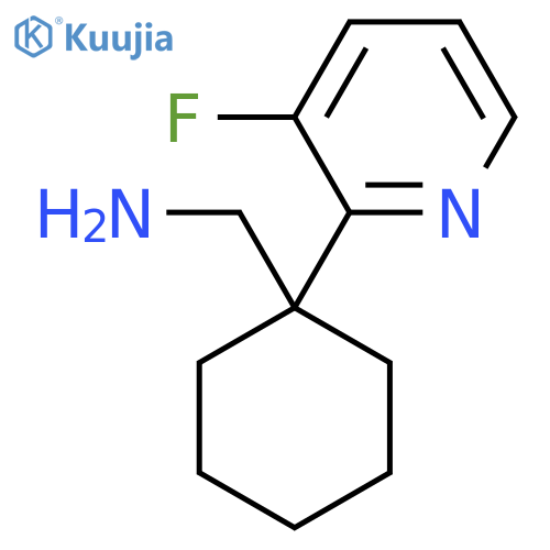 [1-(3-Fluoropyridin-2-yl)cyclohexyl]methanamine structure
