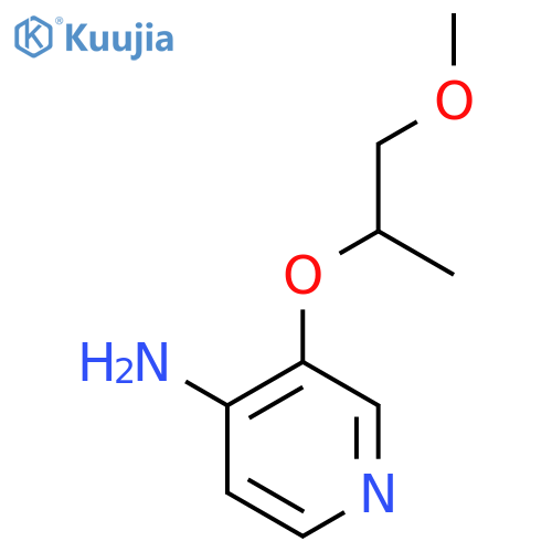 3-[(1-Methoxypropan-2-yl)oxy]pyridin-4-amine structure