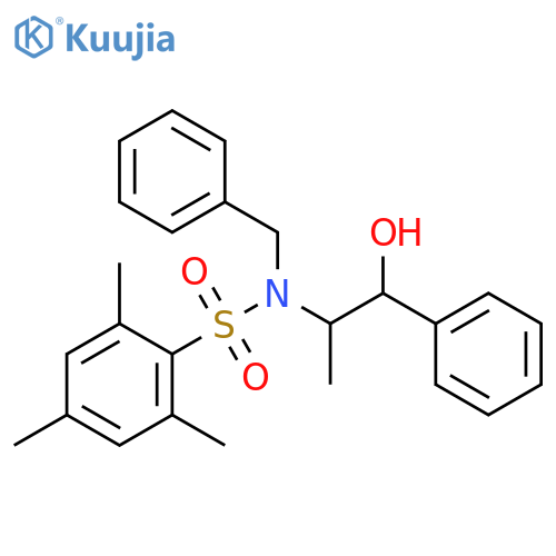 (1R,2S)-2-N-Benzyl-N-(mesitylenesulfonyl)amino-1-phenyl-1-propanol structure