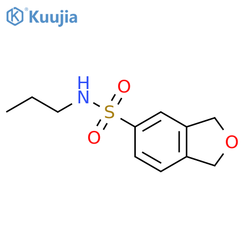 N-propyl-1,3-dihydro-2-benzofuran-5-sulfonamide structure