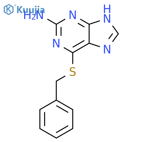 9H-Purin-2-amine,6-[(phenylmethyl)thio]- structure