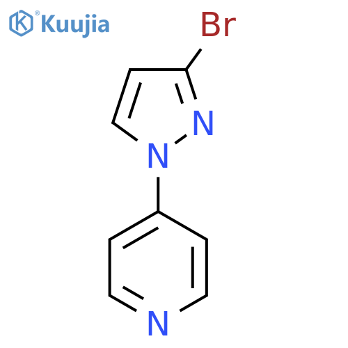 4-(3-Bromo-1H-pyrazol-1-yl)pyridine structure