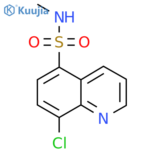8-chloro-N-methylquinoline-5-sulfonamide structure