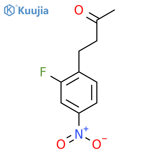 4-(2-Fluoro-4-nitrophenyl)butan-2-one structure