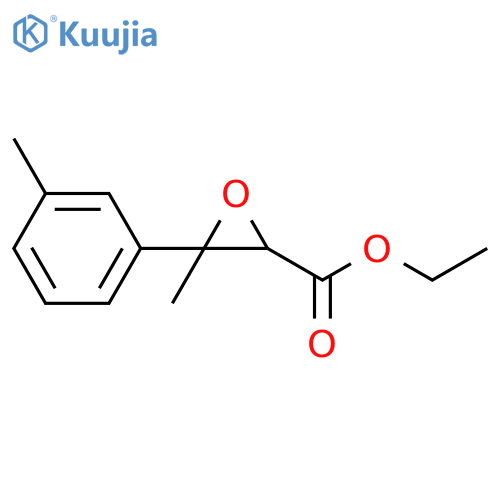 2-Oxiranecarboxylic acid, 3-methyl-3-(3-methylphenyl)-, ethyl ester structure