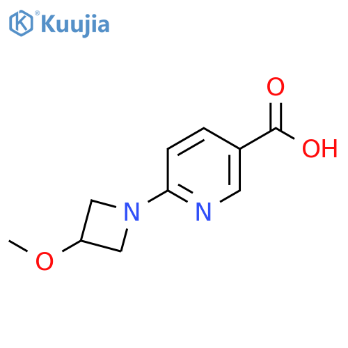 6-(3-Methoxyazetidin-1-yl)nicotinic acid structure