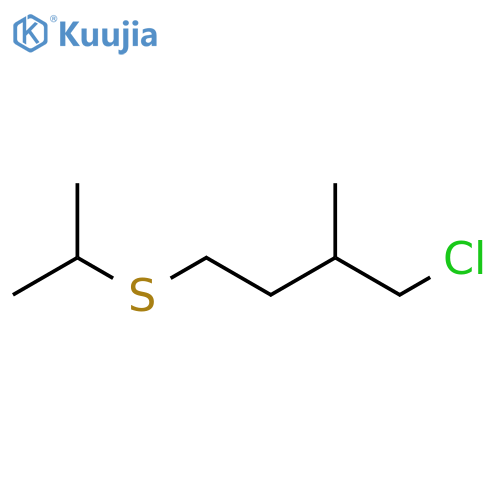 Butane, 1-chloro-2-methyl-4-[(1-methylethyl)thio]- structure