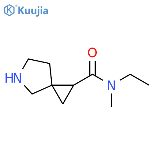 5-Azaspiro[2.4]heptane-1-carboxamide, N-ethyl-N-methyl- structure