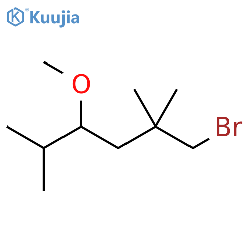 Hexane, 1-bromo-4-methoxy-2,2,5-trimethyl- structure