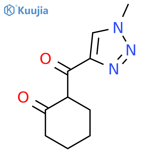 2-(1-Methyl-1H-1,2,3-triazole-4-carbonyl)cyclohexan-1-one structure