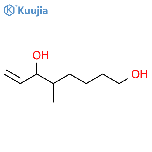 7-OCTENE-1,6-DIOL, 5-METHYL- structure