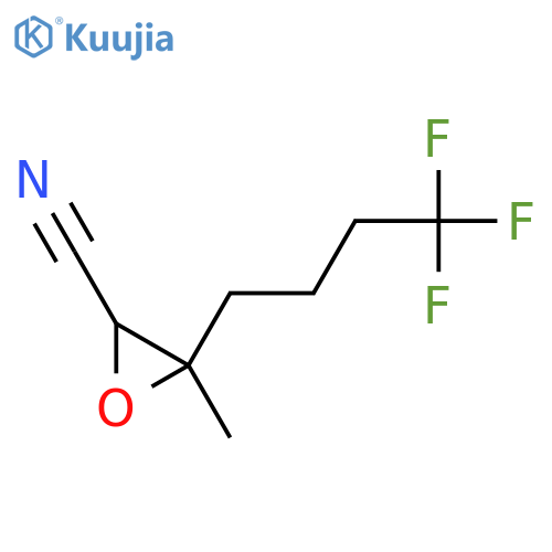 3-Methyl-3-(4,4,4-trifluorobutyl)oxirane-2-carbonitrile structure